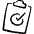 Task Clipboard Check Icon from Freehand Line - Free Set