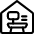 Small Office Desk Document Computer Icon from Ultimate Regular Set