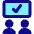Group Meeting Approval Icon from Core Pop Set