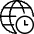 Network Clock Icon from Streamline Light 3.0 Set