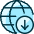 Network Download Icon from Ultimate Duotone Set