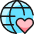 Network Heart Icon from Ultimate Colors Set