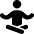 Yoga Meditate icon - Free transparent PNG, SVG. No sign up needed.