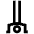 Handstand Pose Icon from Atlas Line Set