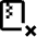 File Compress Cross Remove Icon from Nova Line Set