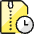 Zip File Clock Icon from Ultimate Colors Set