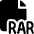 Zip File Rar 2 Icon from Ultimate Bold Set