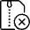 Zip File Remove Icon from Ultimate Light Set