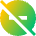Block Do Not Disturb Off Icon from Sharp Gradient Set