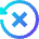 Delete Recently Deleted Cross Icon from Sharp Gradient Set