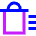 Delete Sweep Trash Icon from Sharp Neon Set
