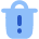 Recycle Bin Alert icon - Free transparent PNG, SVG. No Sign up needed.