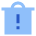 Recycle Bin Alert icon - Free transparent PNG, SVG. No Sign up needed.