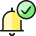 Alarm Bell Check 1 icon - Free transparent PNG, SVG. No Sign up needed.