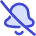 Disable Bell Notification icon - Free transparent PNG, SVG. No Sign up needed.