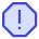 Warning Octagon icon - Free transparent PNG, SVG. No Sign up needed.