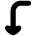 Arrow Bend Left Down 2 icon - Free transparent PNG, SVG. No Sign up needed.