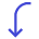Arrow Bend Left Down 2 icon - Free transparent PNG, SVG. No Sign up needed.