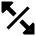 Arrow Expand Diagonal 4 icon - Free transparent PNG, SVG. No Sign up needed.