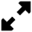 Arrow Expand Diagonal Large 1 icon - Free transparent PNG, SVG. No Sign up needed.