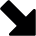 Arrow Thick Right Bottom Corner