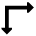 Arrow Top Left Corner icon - Free transparent PNG, SVG. No Sign up needed.