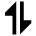 Arrow Transfer Vertical Large 1 icon - Free transparent PNG, SVG. No Sign up needed.