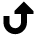 Arrow Turn Up Large icon - Free transparent PNG, SVG. No Sign up needed.