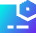 Credit Card Gear Settings Nut Icon from Sharp Gradient Set