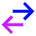 Swap Exchange Transaction Icon from Sharp Neon Set