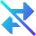 Swap Exchange Transaction Off Disabled Icon from Sharp Gradient Set