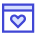 Browser Favorite Heart