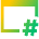 Browser Hash Icon from Sharp Gradient Set