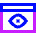 Web Browser Preview View Count Icon from Sharp Neon Set