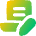 Document Contract Edit Sign Icon from Flex Gradient Set