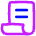 Document Contract License Icon from Flex Neon Set