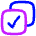 Tasks Projects Icon from Flex Neon Set