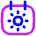 Calendar Date Day Early Icon from Flex Neon Set