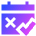 Calendar Date Free Cancelation Icon from Sharp Gradient Set