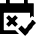 Calendar Date Free Cancelation Icon from Sharp Remix Set
