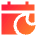 Calendar Date Night Late Icon from Sharp Gradient Set