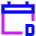 Calendar Day View Daily Icon from Sharp Neon Set