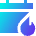 Calendar Fire Icon from Sharp Gradient Set