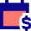 Calendar Money Due Payment Icon from Sharp Pop Set