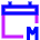 Calendar Month View Monthly Icon from Sharp Neon Set