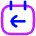 Calendar Previous Day Yesterday Icon from Flex Neon Set