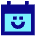Calendar Smiley Happy Face Icon from Sharp Pop Set