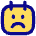 Calendar Smiley Sad Face Icon from Flex Pop Set