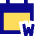 Calendar Week View Weekly Icon from Sharp Pop Set