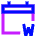 Calendar Week View Weekly Icon from Sharp Neon Set